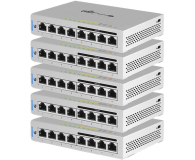 UBIQUITI UniFi 8xGbE PoE 60W US-8-60W-5 5szt pakiet - 402442 - zdjęcie 1